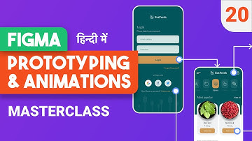 Figma prototyping | Figma animation tutorial Smart animate in hindi by graphics guruji Class 20