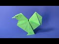 How To Make An Easy Paper Rooster Step By Step Origami Rooster