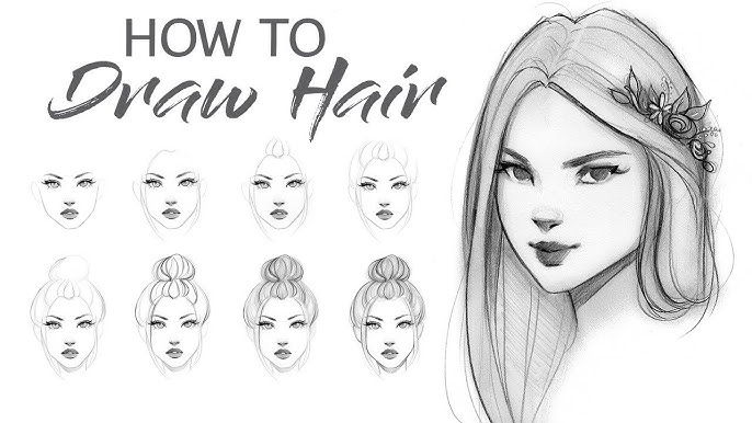 how to draw a female nose step by step