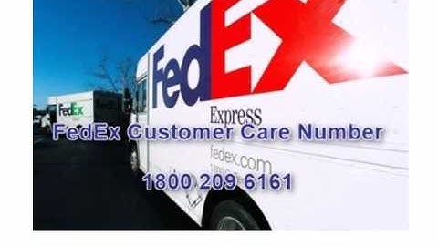 Fedex contact number and toll free number