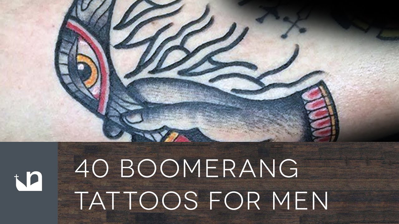 40 Boomerang Tattoos For Men - YouTube