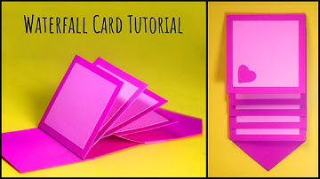 How To Make Waterfall Card | Easy Step by Step Tutorial
