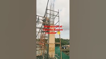 Honeycomb at Column🫢 | Column Dismantling for honeycomb | #civilengineering #honeycomb #construction
