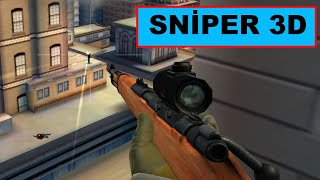 UZAKTAN NİŞANCI OYUNU (Sniper-3D) hedefe kilitlen atış yap ama kaçırma screenshot 1