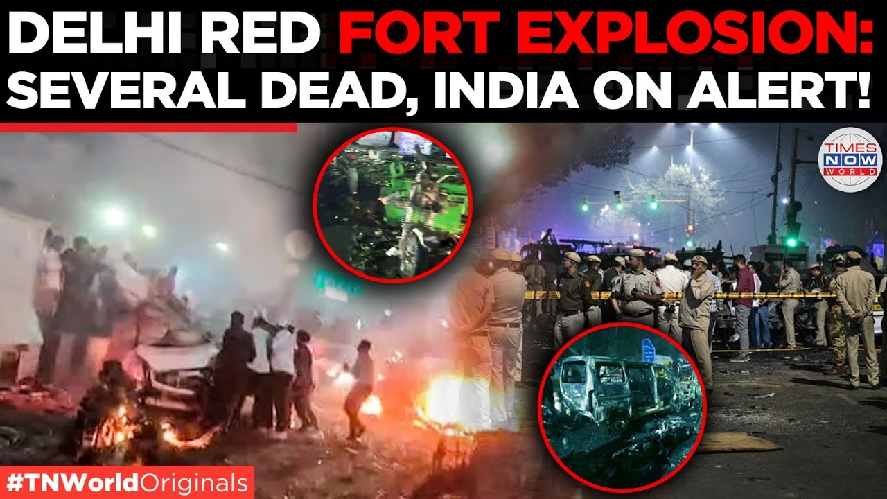EXPLOSION ROCKS INDIA’S NATIONAL CAPITAL DELHI, 8 people Dead, Several injuries reported