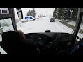 Bus drive in the Alps 4K