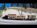 B.C. LOGGING TRUCKS #26 -- Logging Trucks & Various Big Rigs On The Move