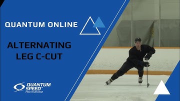 Alternating Leg C-Cut | Foundational Skating Skills for Hockey and Ringette | Quantum Speed