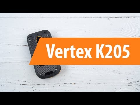 Распаковка сотового телефона Vertex K205 / Unboxing Vertex K205