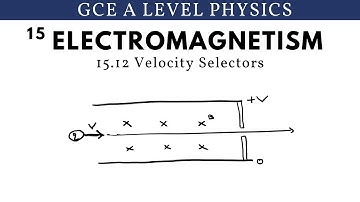 GCE A Level Physics | Velocity Selectors (Electromagnetism Chapter)