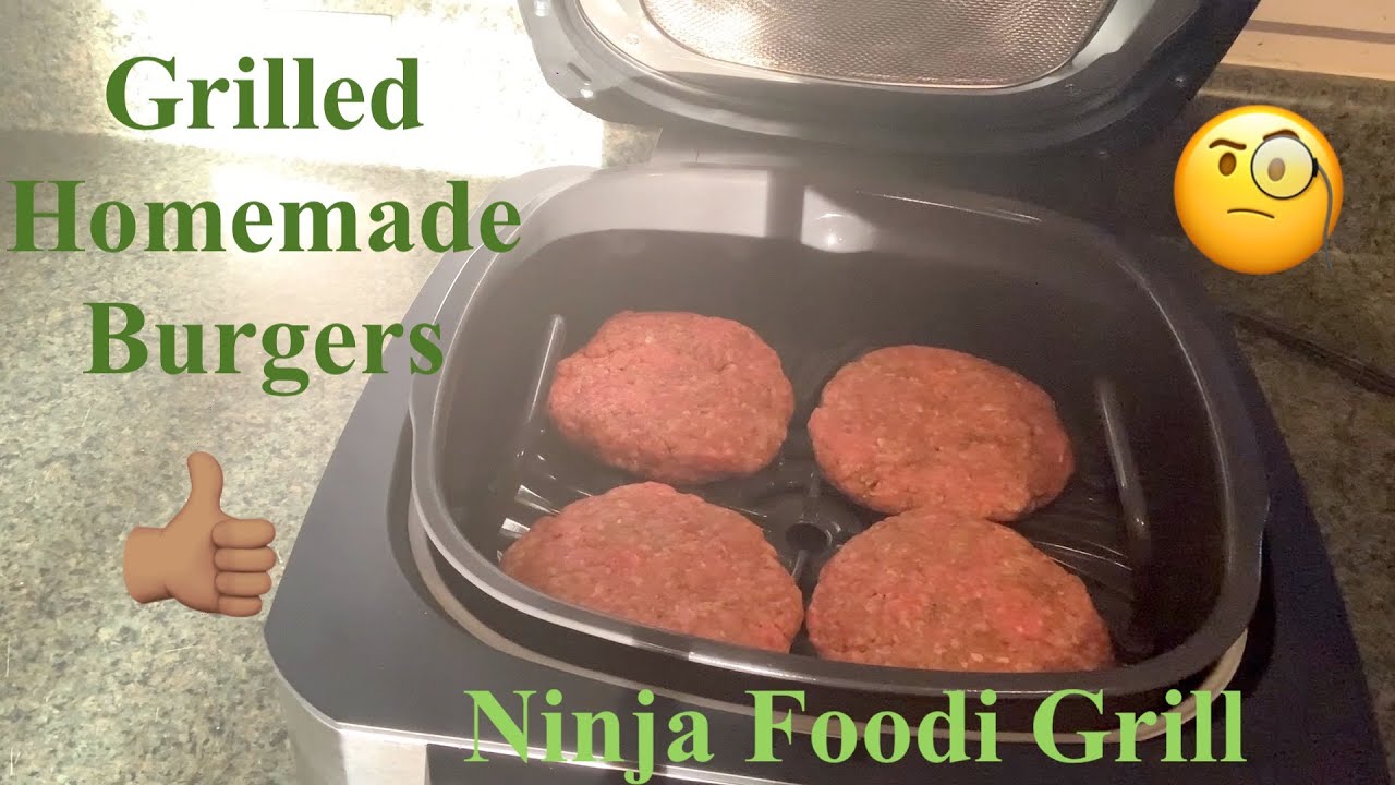 How To Cook Burgers In The Ninja Foodi Grill - Grilling Montana