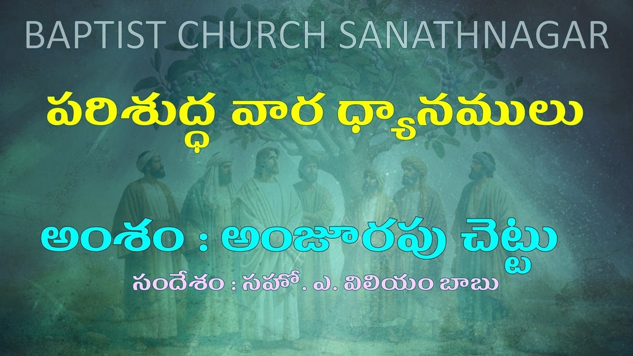 BCS Passion Week Fig Tree 25 March 2024 YouTube