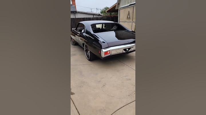 resto-mod 70 chevelle with best sounding custom lsx 454