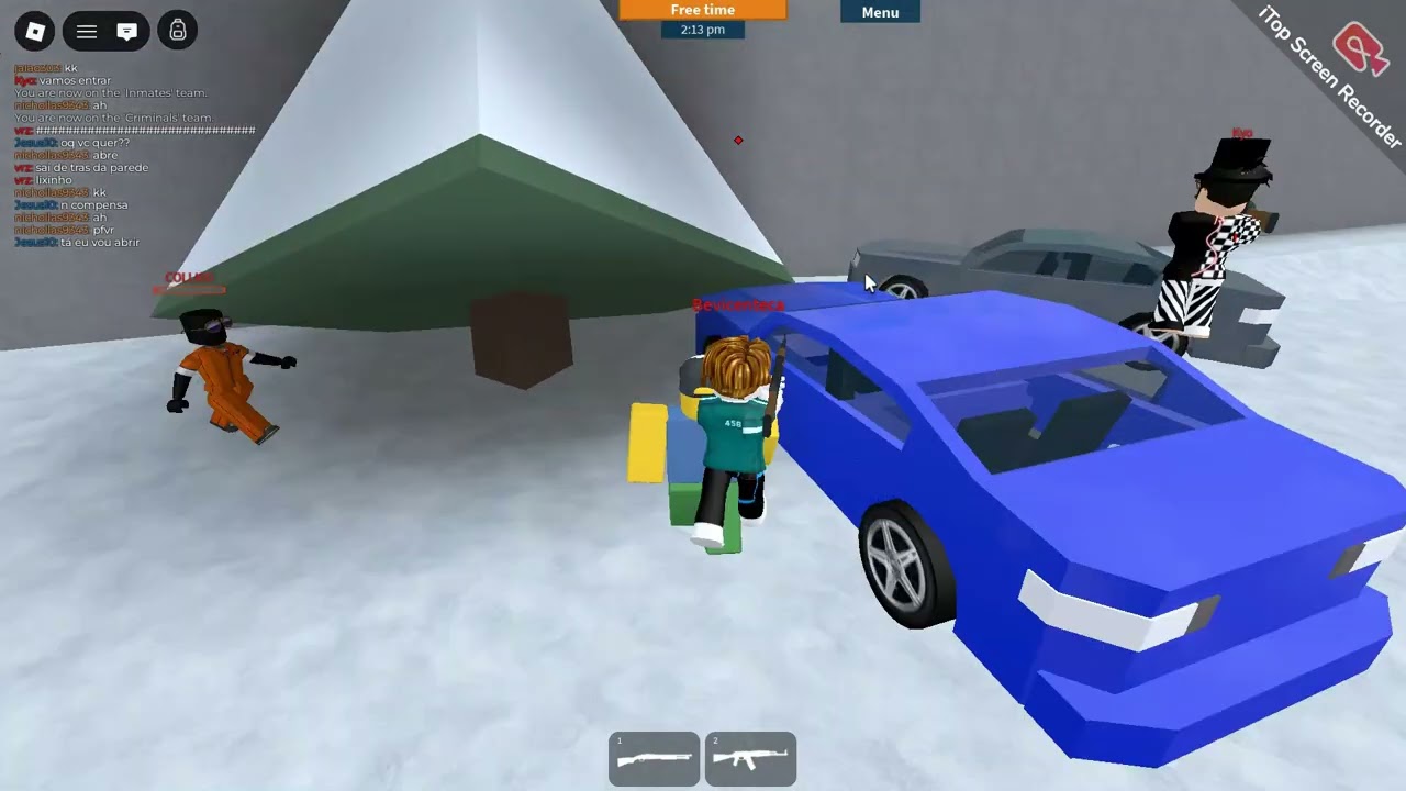 Fugindo e causando caos na prisão