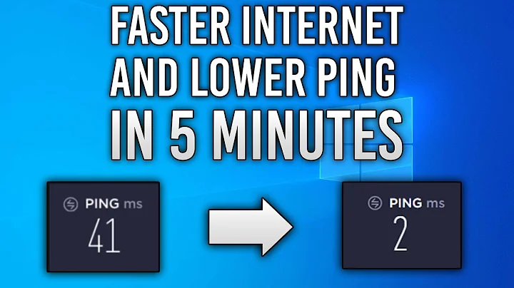 HOW TO GET LOWER PING AND SPEED UP YOUR INTERNET | WINDOWS 10/11 | 2022