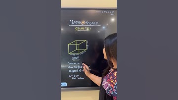 Cube - volume and area #youtubeshorts #trending #shorts