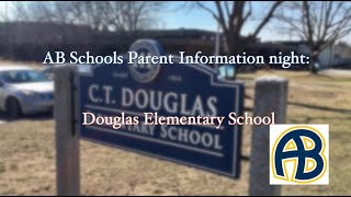 Parent Information Night - Douglas School