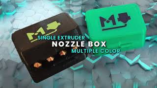 Multi Color Nozzle Box With a Single Extruder
