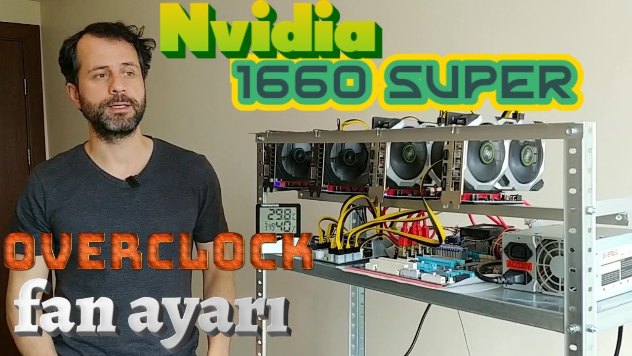 Nvidia 1660 Super - Overclock - Fan Ayarları , Server psu - YouTube