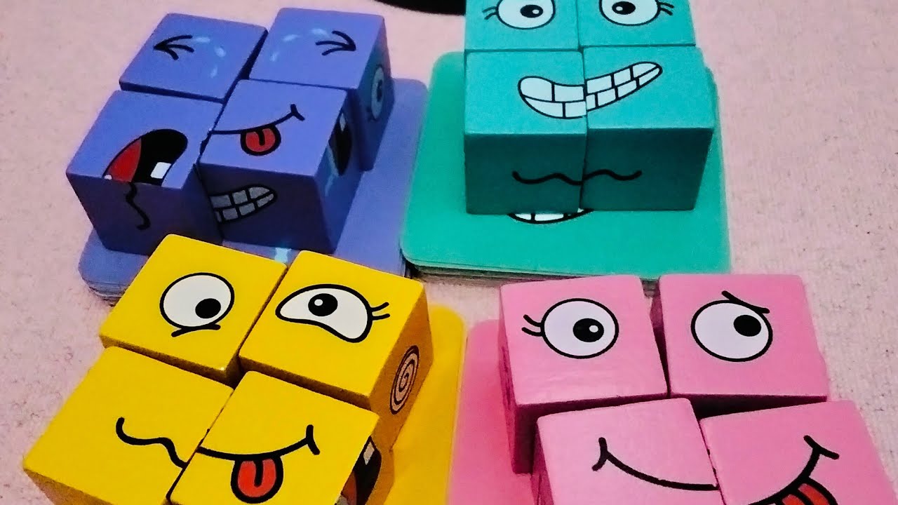 🛑🛑 ASMR SATISFYING FACE BLOCK PUZZLES 🛑🛑#asmr #trending #shorts #viral ...