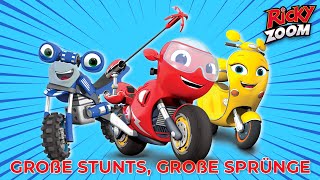 ⚡Ricky Zoom Deutsch⚡| Große Stunts, große Sprünge | Doppelter Spielfilm | Cartoons für Kinder