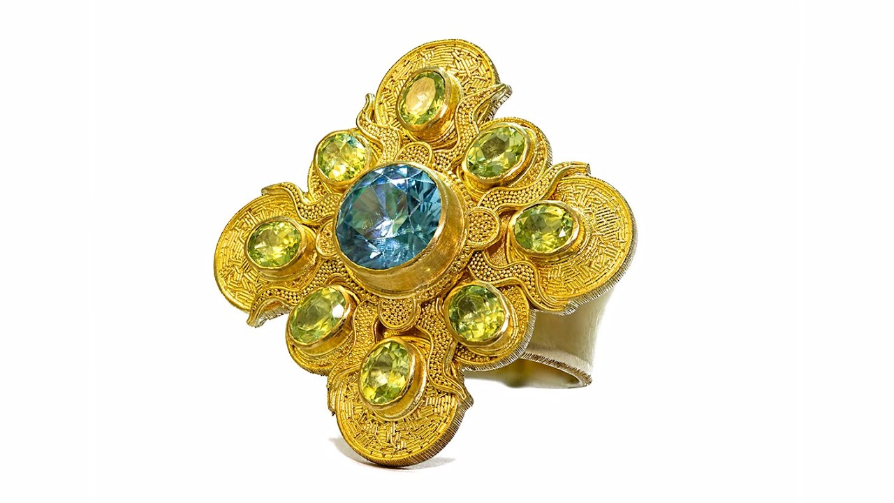 How to Bezel Set Cabochon or Faceted Gemstones in Small Spaces  (Master Stone Setting Tools Set)