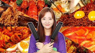 #1) BOKYOUNG COOKING COMPILATIONS | WOMAN COOKING WITH HAIR COMB. HAHAHA😁😁😁 보경요리모음 1탄
