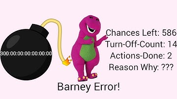My Very Own First Barney Error Ever (Part 2)