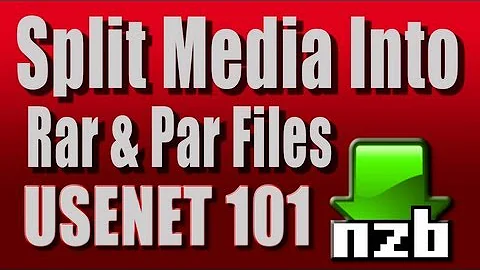 How to Split a File up Before Uploading to Usenet.