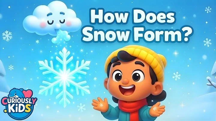 How Does Snow Form? ❄️✨ | Winter Weather Science for Kids | Curiously Kids