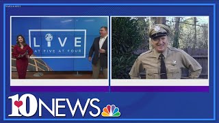 A surprise visit with 'Barney Fife'