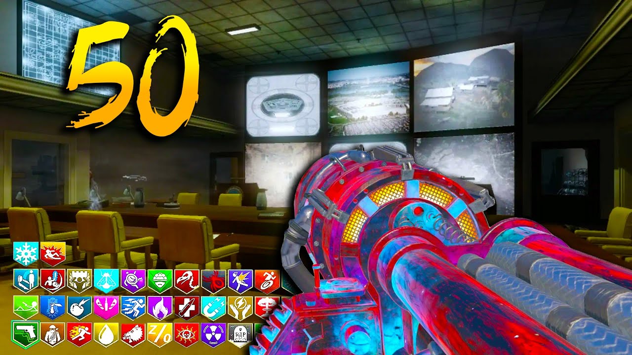 FIVE BLACK OPS 1 IN 2022! - ROUND 50 HIGH ROUND - COD ZOMBIES LIVE ...
