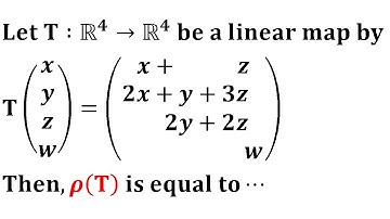 rank of linear transformation linear algebra iit jam gate 2022 mathematics Question paper 2015