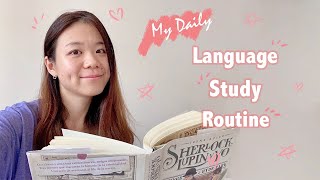My Daily Language Study Routine| Study Spanish With Me🇪🇸｜Language Study Tips