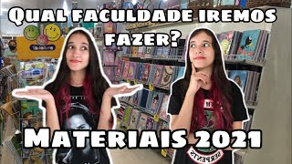 Comprando Nossos Materiais da Faculdade- Qual faculdade iremos fazer?