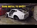 Stripping the 280z to Bare Metal + Spraying Epoxy Primer