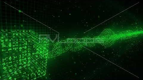 Blockchain Network Security Concept Binary Particle Wide Angle Shot - IncrediVFX - AVloops