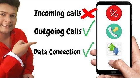 How To Stop Incoming Calls On Android ⚡Switch off Incoming Calls and use only Internet Outgoing Call