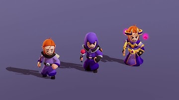 www.Meshtint.com | Testing Male Mage Modular Pack with Free Mixamo animations