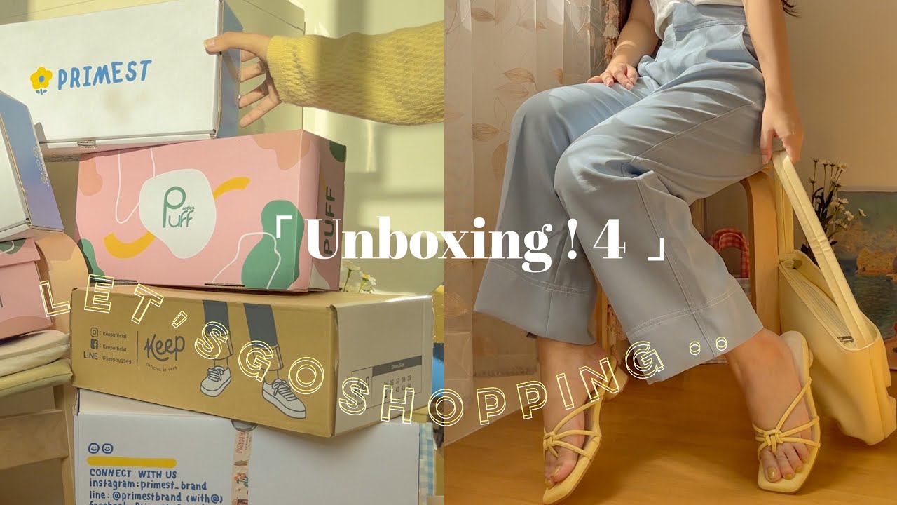 Unbox ep.4 ?✨ แกะกล่องร้านไอจี 40 กว่าชิ้น เริ่มต้น 50-.!! ช้อปปิ้งออนไลน์ รองเท้า,กางเกง,เบลเซอร์