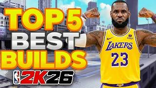 TOP 5 BEST BUILDS on NBA 2K26! BEST GUARD & BIG MAN BUILDS in SEASON 6 (0 CAP BREAKERS)