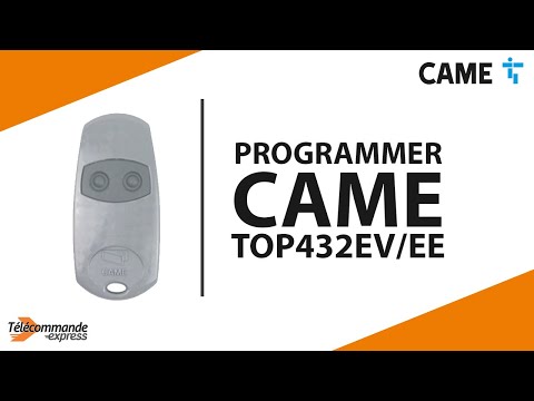 Programmer une télécommande CAME TOP 432 EE