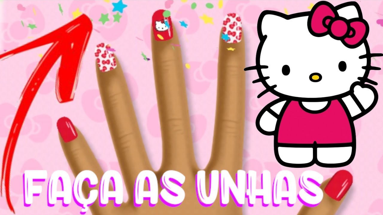 Jogo Hello Kitty Nail Salon no Jogos 360