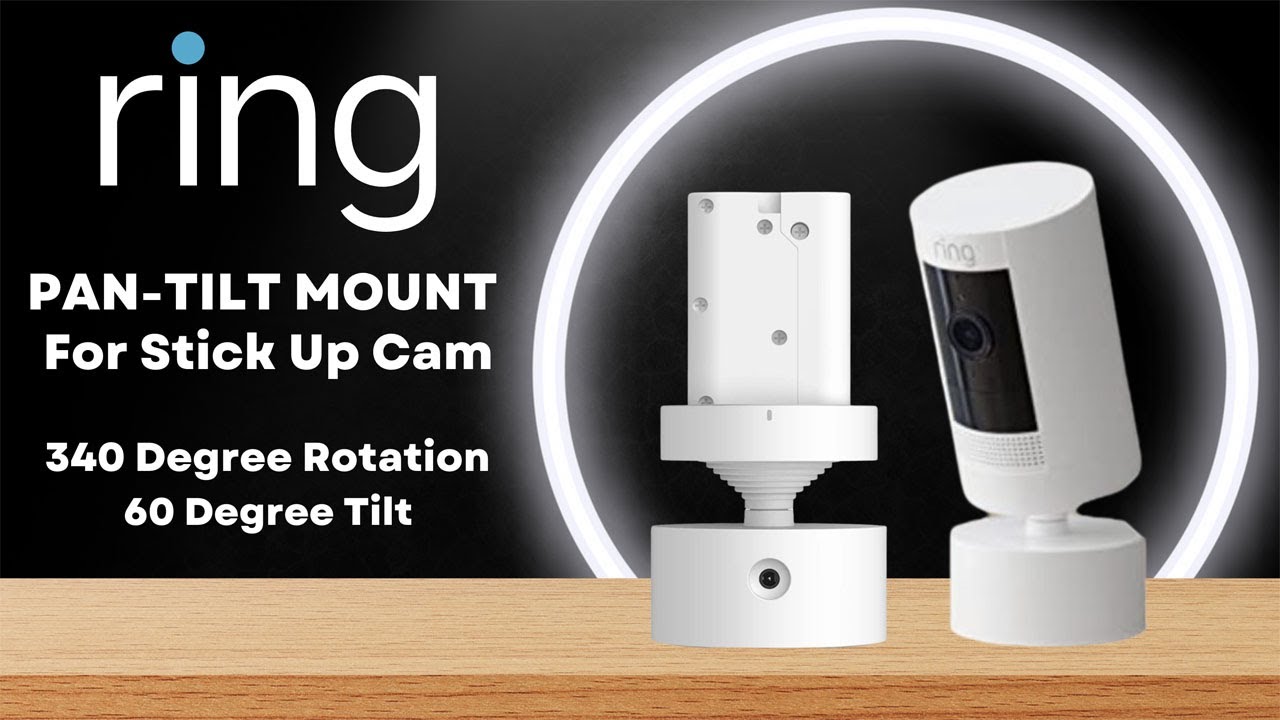  Ring Pan Tilt Stick Up Cam Plug-In, 1080p HD Plug-In