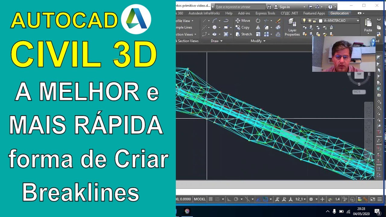 A MELHOR e MAIS RÁPIDA forma de Criar Breaklines no Civil 3D