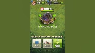 CLASH of clans Elixir collector upgrading 1 to max (TS GAMING DUDE) #clashofclans