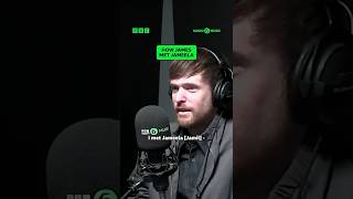 How @jamesblake met Jameela Jamil 💚 #Pitbull #Radio1 #JamesBlake