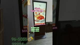 43inch Digital signage standee Bulk Manufacturer #digitaldisplay #digitalstandee #digitalsignage