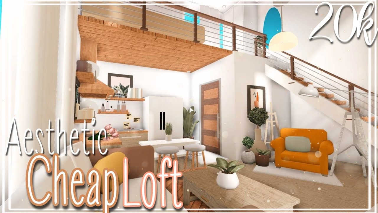 Aesthetic Loft 20K Bloxburg House - Jeffnstuff