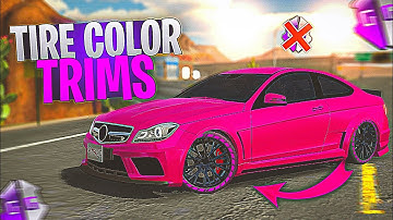HOW TO CHANGE TIRE COLOUR (Without Game Guardian) IN CAR PARKING MULTIPLAYER